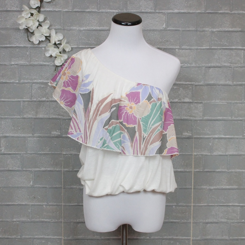 Free People Annika Linen Ivory Tank Top